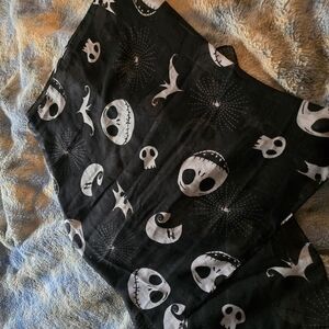 Jack Skellington Nightmare Before Christmas Scarf Wrap Halloween Torrid Like New
